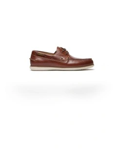 Boardwalk Boat Shoe in Chestnut