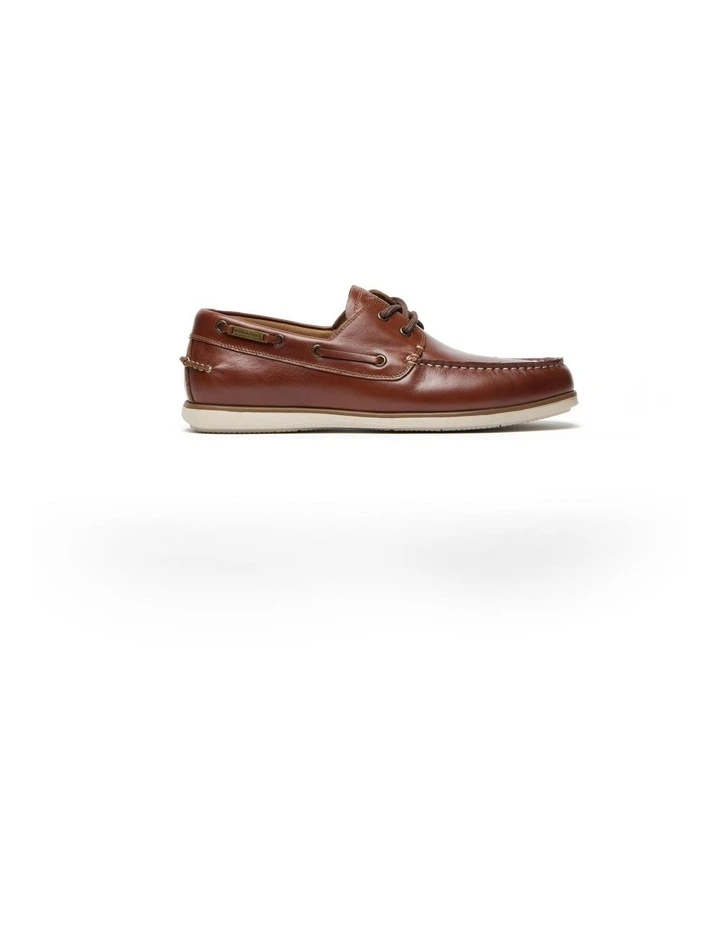 Boardwalk Boat Shoe in Chestnut image 1