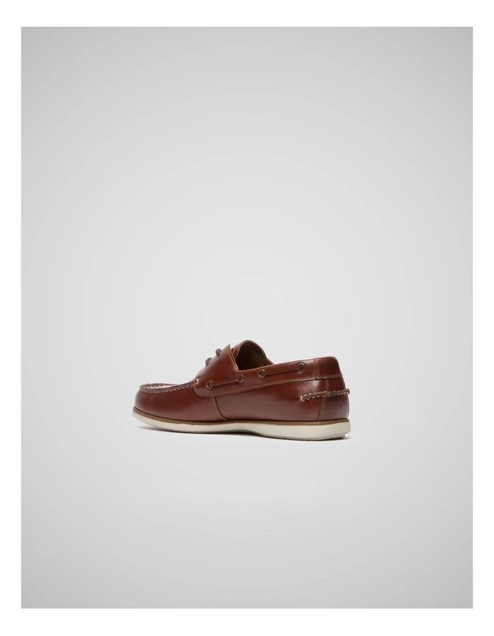 Boardwalk Boat Shoe in Chestnut image 3