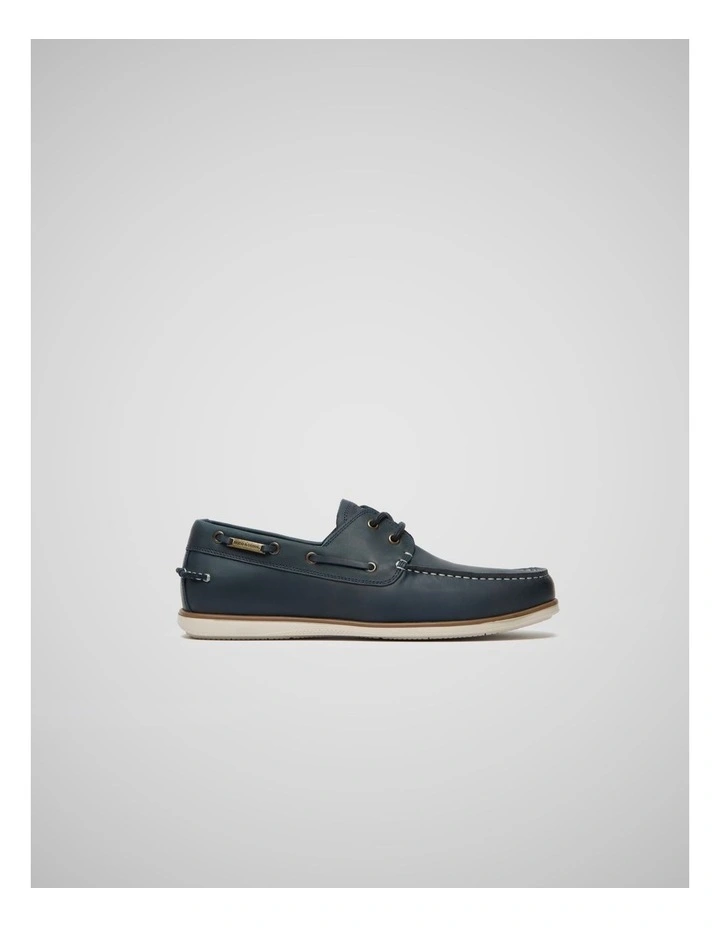 Boardwalk Boat Shoe in Navy image 1