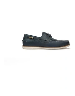 Boardwalk Boat Shoe in Navy