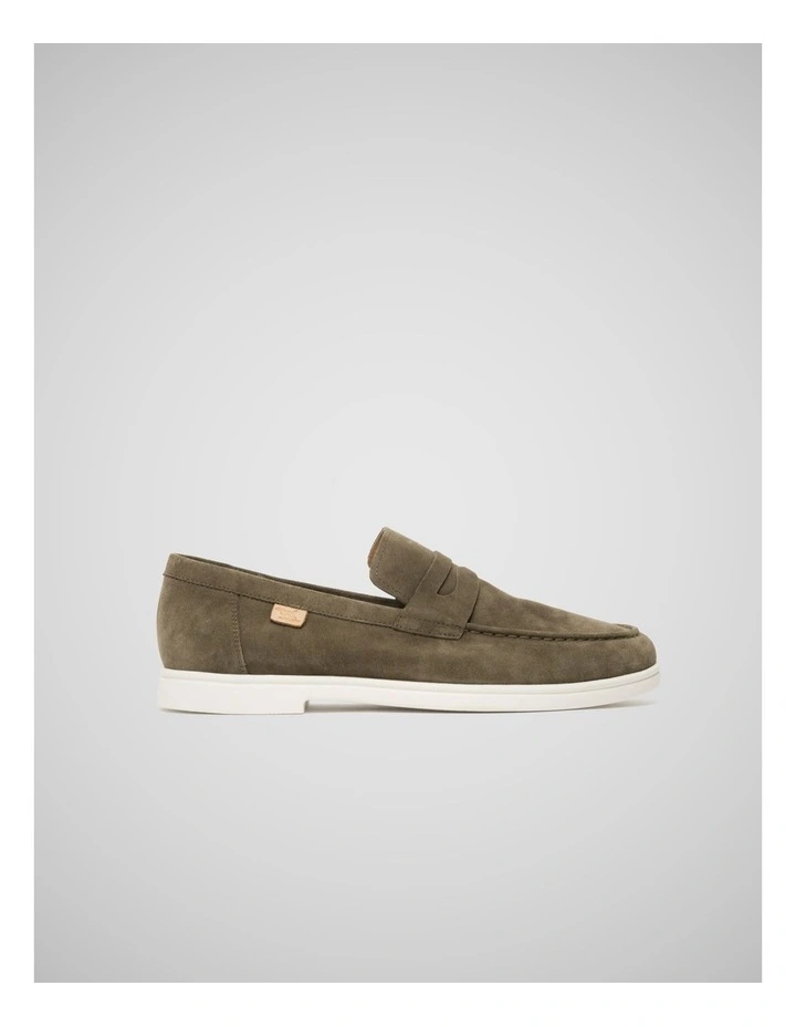Marsden Bay Loafer in Olive image 1