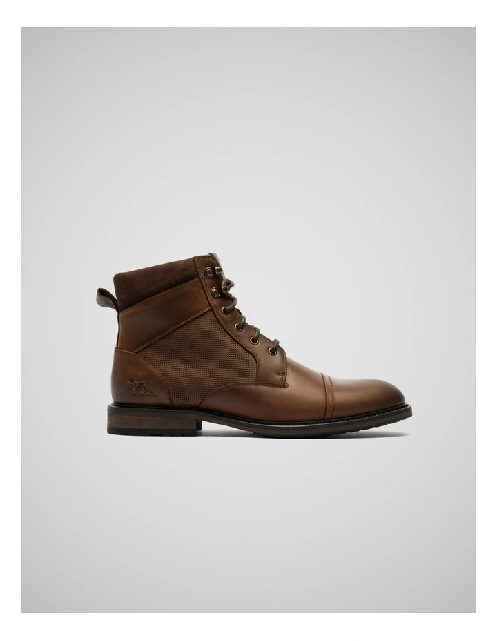 Durham Military Boots in Coffee image 1