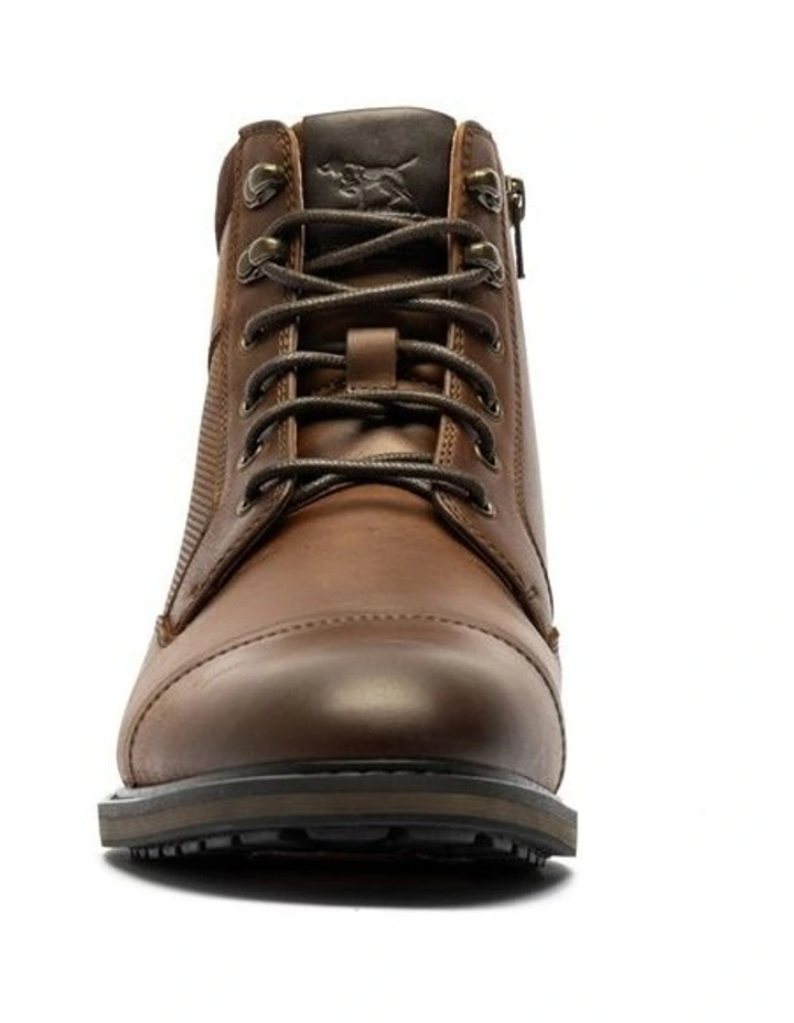 Durham Military Boots in Coffee image 4