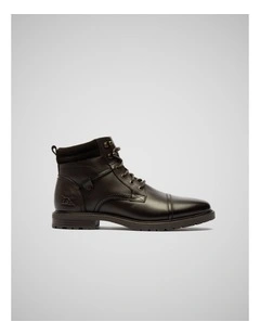 Brookdale Military Boots in Chocolate