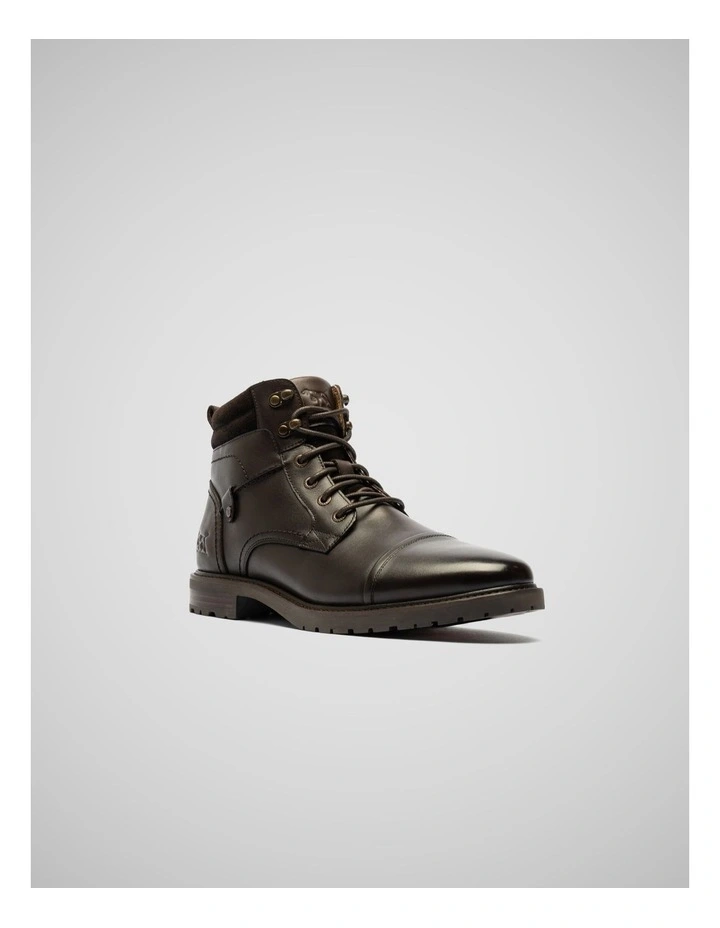 Brookdale Military Boots in Chocolate image 2