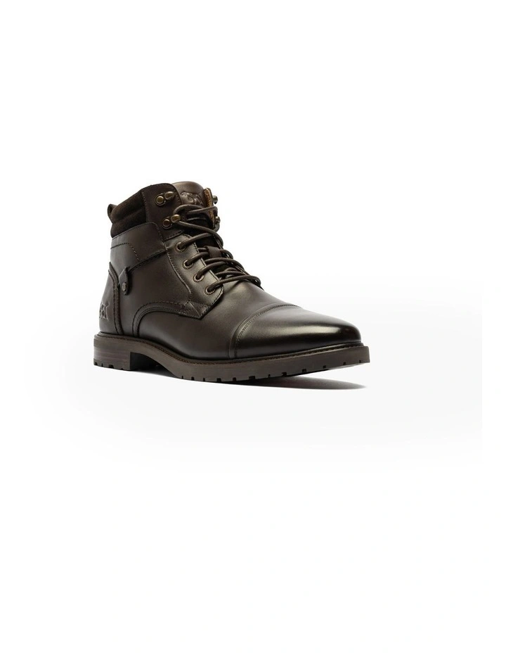 Brookdale Military Boots in Chocolate image 2