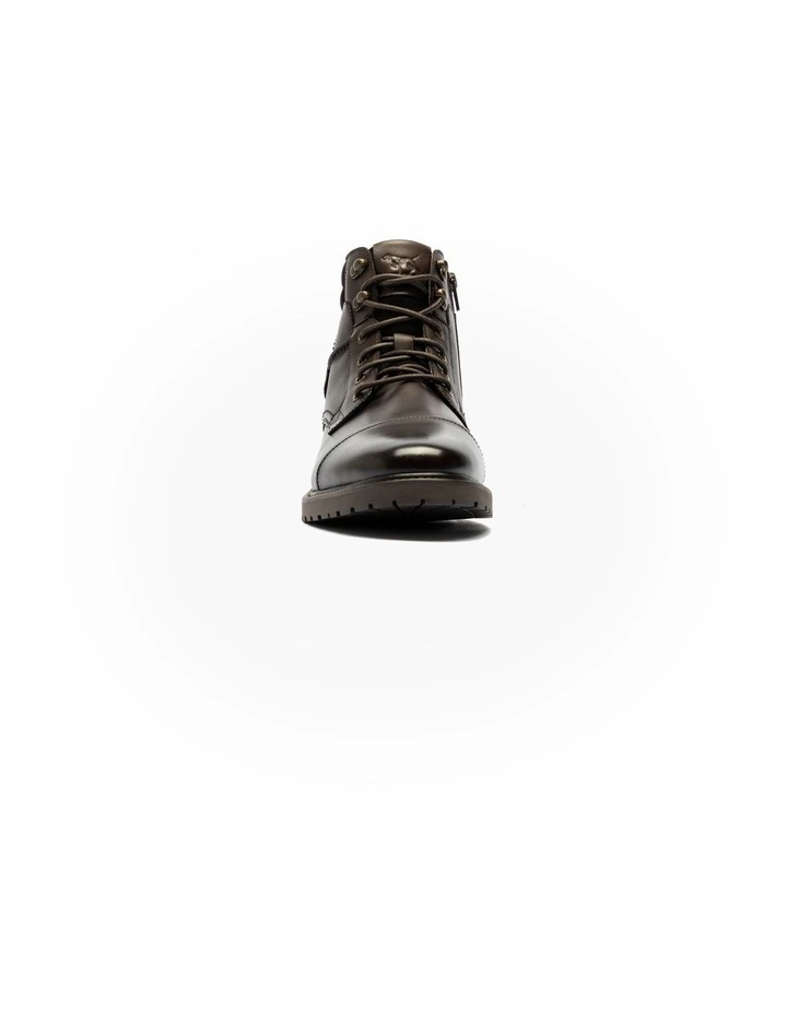 Brookdale Military Boots in Chocolate image 4