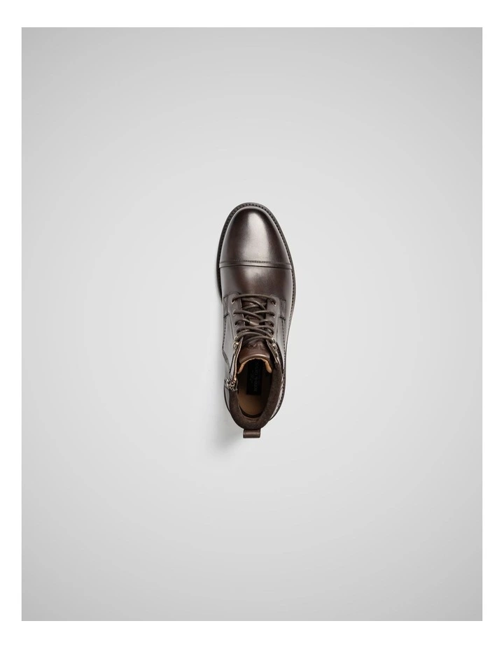 Brookdale Military Boots in Chocolate image 6