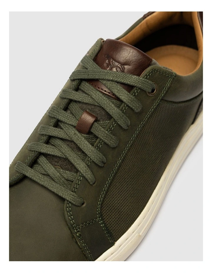 Transit Sneaker in Dark Olive image 5