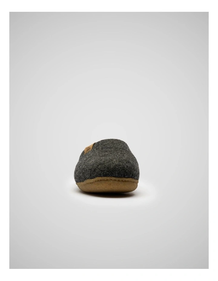 Wanaka Wool Slipper in Charcoal image 4