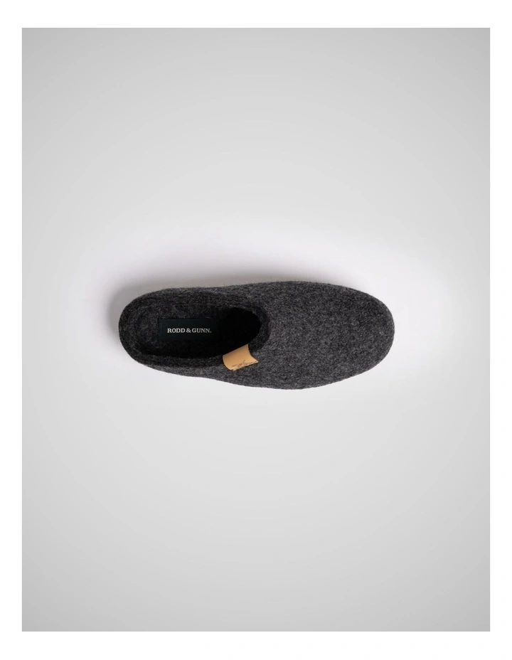 Wanaka Wool Slipper in Charcoal image 6