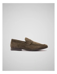 St James Loafer in Olive