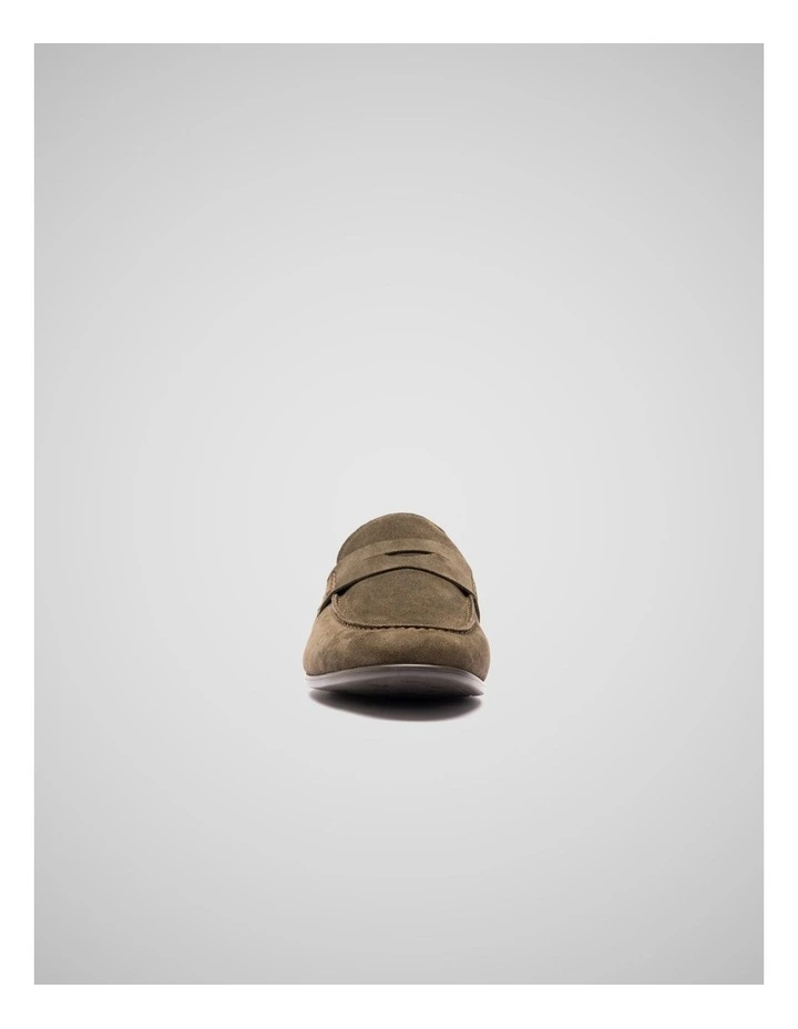 St James Loafer in Olive image 4