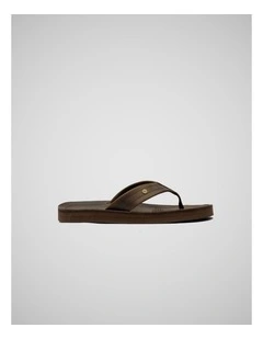 Palm Beach Jandal in Chocolate