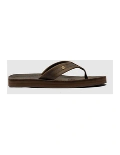 Palm Beach Jandal in Chocolate