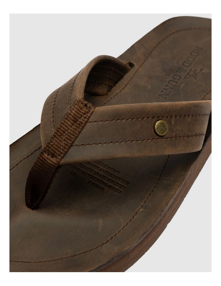 Palm Beach Jandal in Chocolate image 5