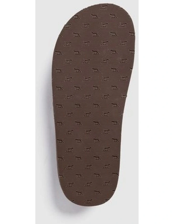 Palm Beach Jandal in Chocolate image 7