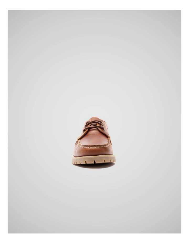 Devonport Cleated Boat Shoe in Chestnut image 4