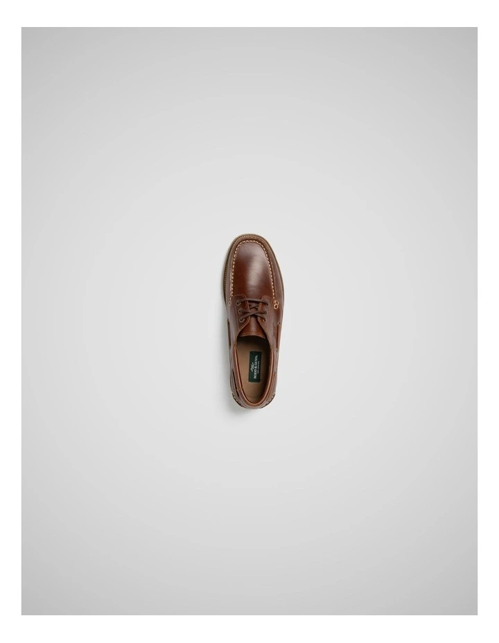 Devonport Cleated Boat Shoe in Chestnut image 6