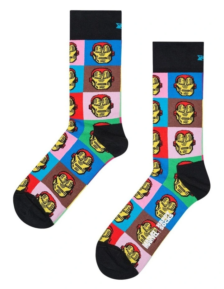 Marvel Avengers Sock Gift Set Pack Of 3 in Green image 5