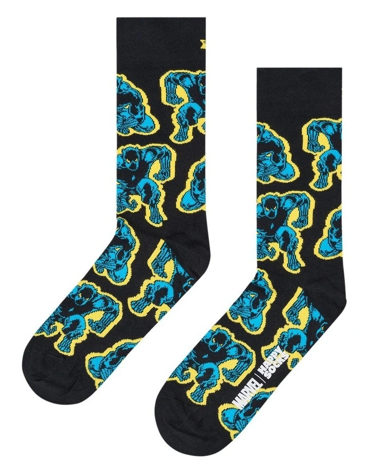 Marvel Avengers Sock Gift Set Pack Of 6 in Black image 6