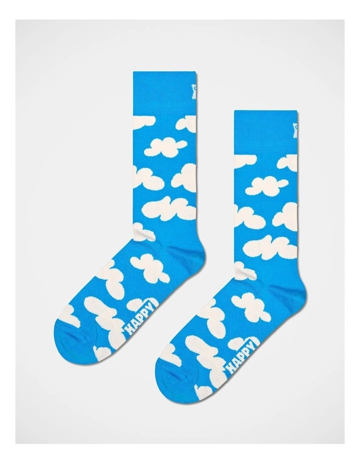 Cloudy Gift Set Socks 4-Pack in Light Blue image 2