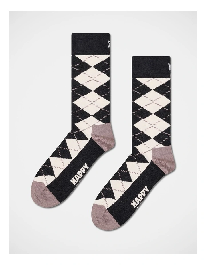 Gift Set Socks 4 Pack in Black And White image 2