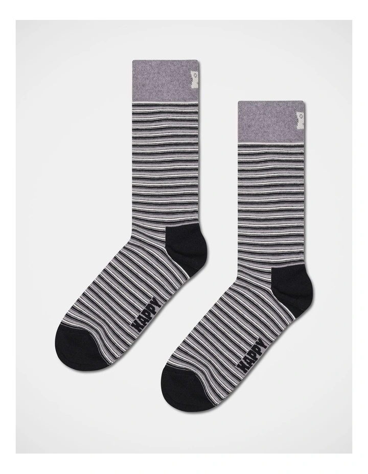 Gift Set Socks 4 Pack in Black And White image 4