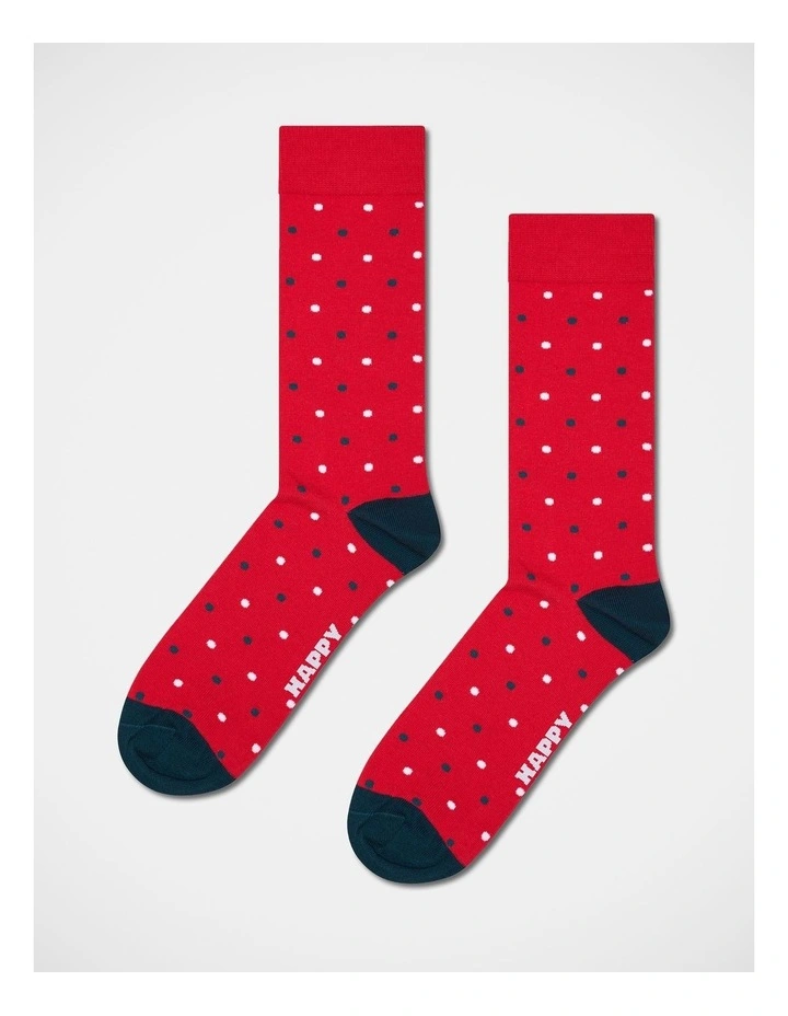 Lite Holiday Gift Set Socks 4-Pack in Red image 2