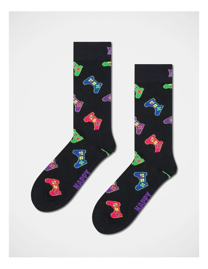 Gamer Gift Set Socks 4-Pack in Black image 2