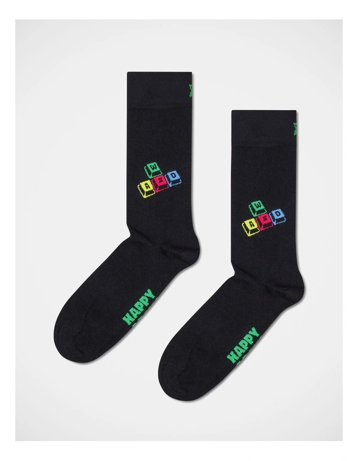 Gamer Gift Set Socks 4-Pack in Black image 3