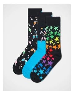 3 Pack Celebration Socks Gift Set