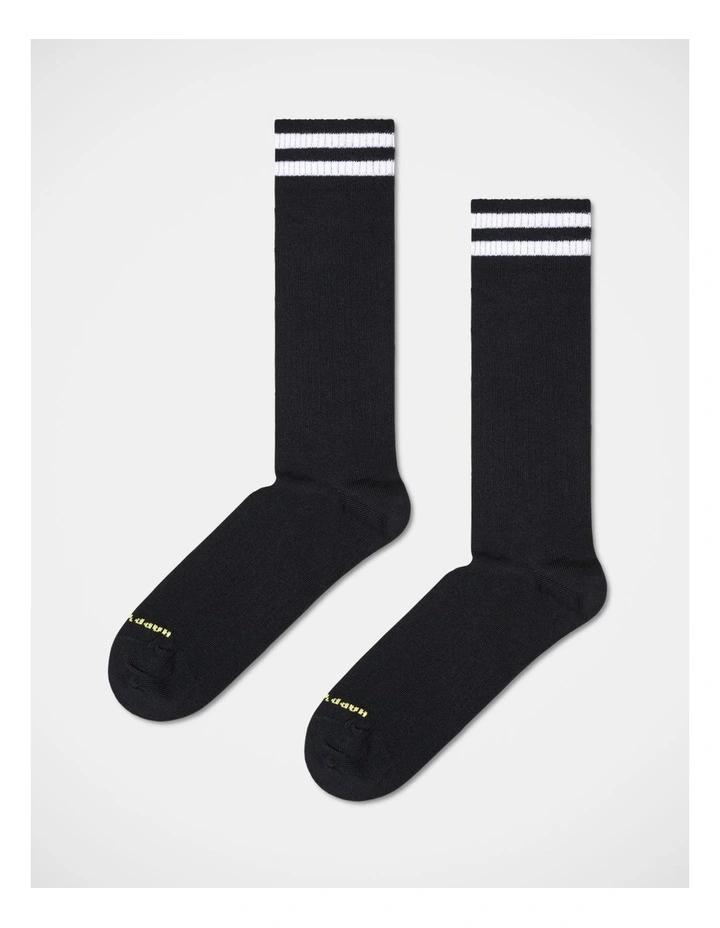 3-Pack Solid Sneaker Socks in Black, Grey, and White image 2