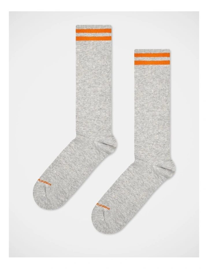 3-Pack Solid Sneaker Socks in Black, Grey, and White image 3