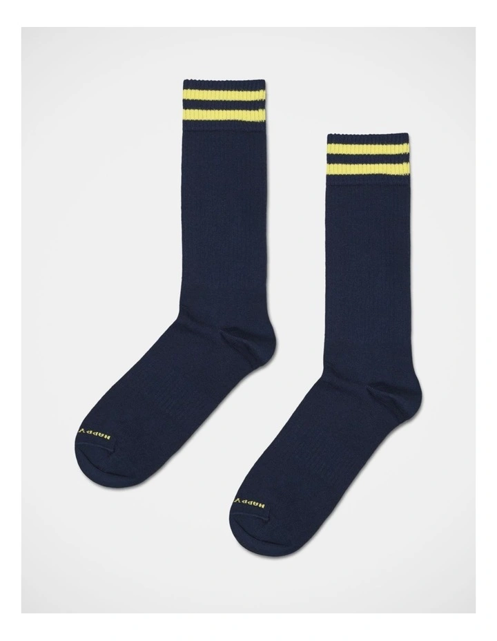 3-Pack Solid Sneaker Socks in Grey, Yellow, and Black image 4