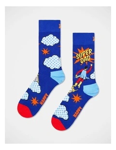 Superdad Socks in Blue