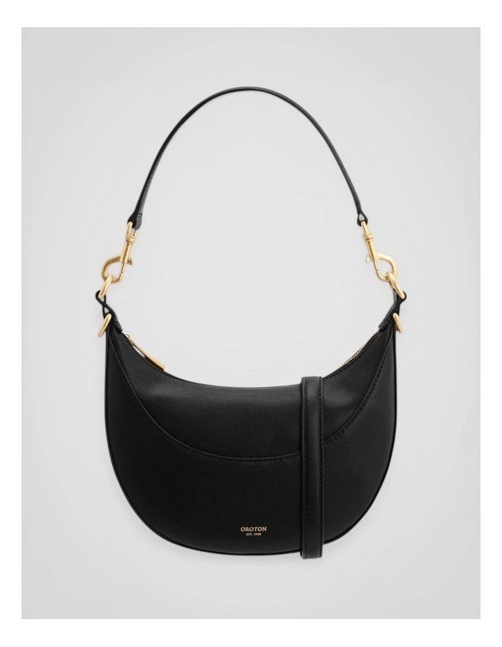 Florence Small Shoulder Bag in Black image 1