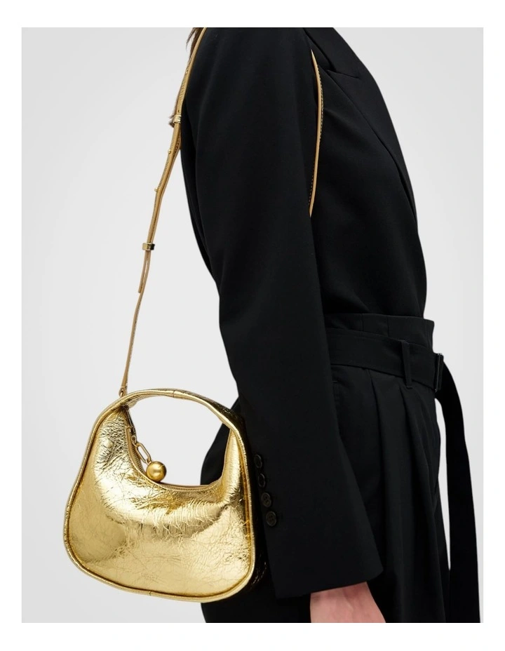 Clara Mini Bag in Gold image 6