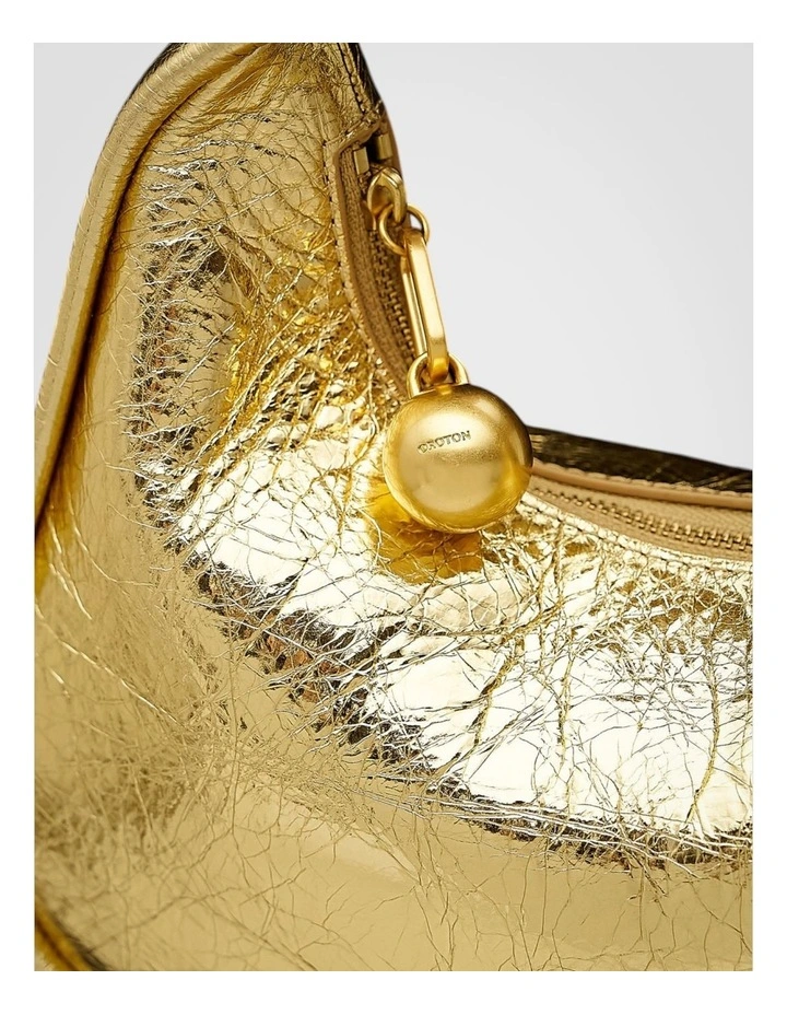 Clara Mini Bag in Gold image 7