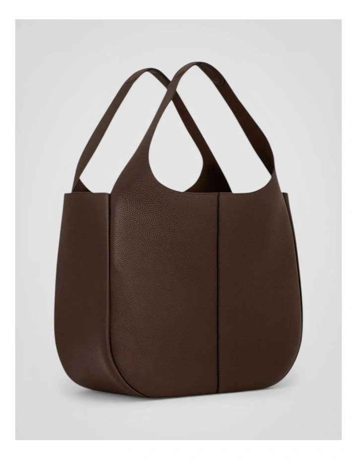 Emilia Large Tote in Bear Brown image 2