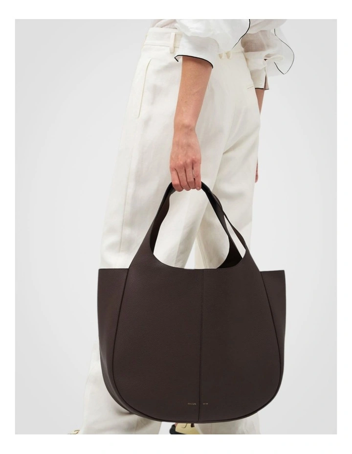 Emilia Large Tote in Bear Brown image 6