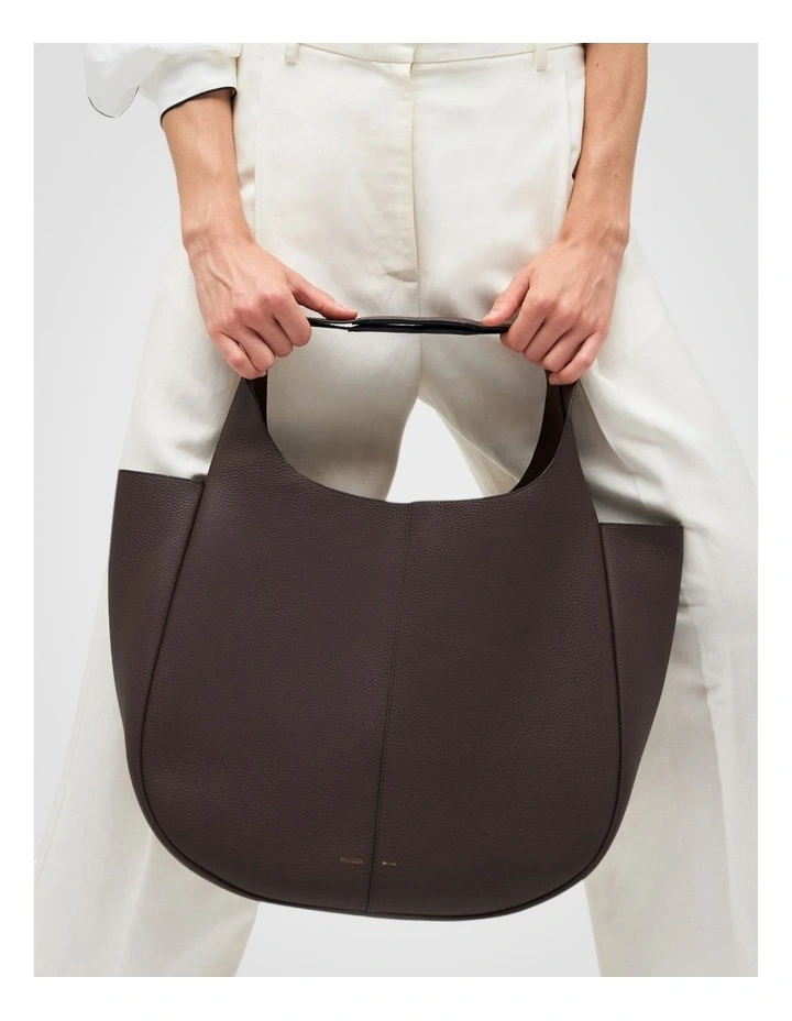 Emilia Large Tote in Bear Brown image 7