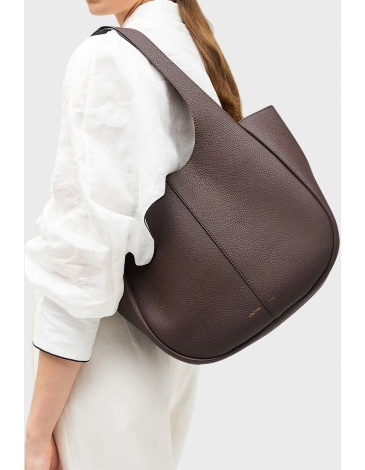 Emilia Tote Bag in Bear Brown image 3