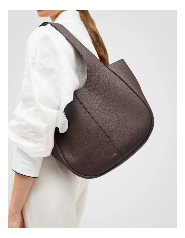 Emilia Tote Bag in Bear Brown image 4