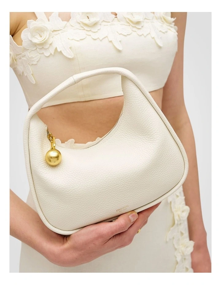 Clara Mini Bag in Paper White image 4
