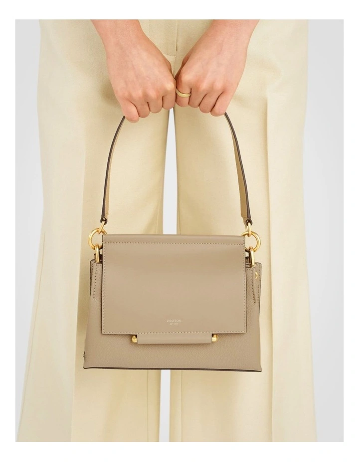 Elm Small Satchel Bag in Mushroom image 4