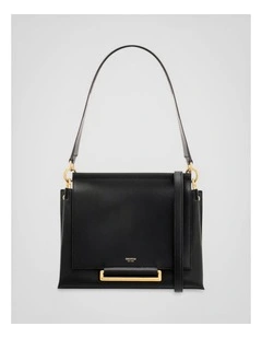 Elm Medium Satchel Bag in Black