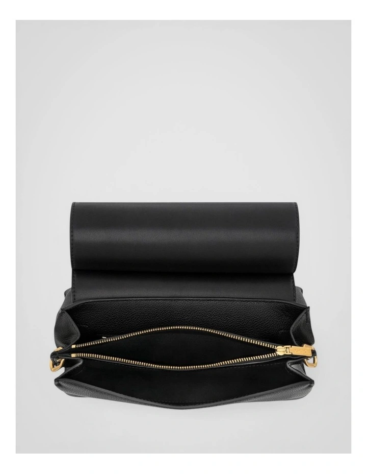Elm Medium Satchel Bag in Black image 3