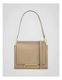 Elm Medium Satchel Bag in Mushroom